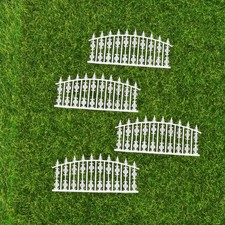 Small Picket Fence Garden Flower Bed Fencing Courtyard Decorative