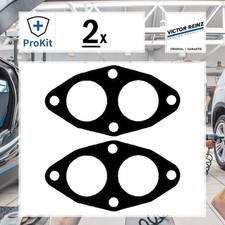 2x ORIGINAL® Victor Reinz Dichtung, Abgasrohr für Mercedes-Benz 190 124