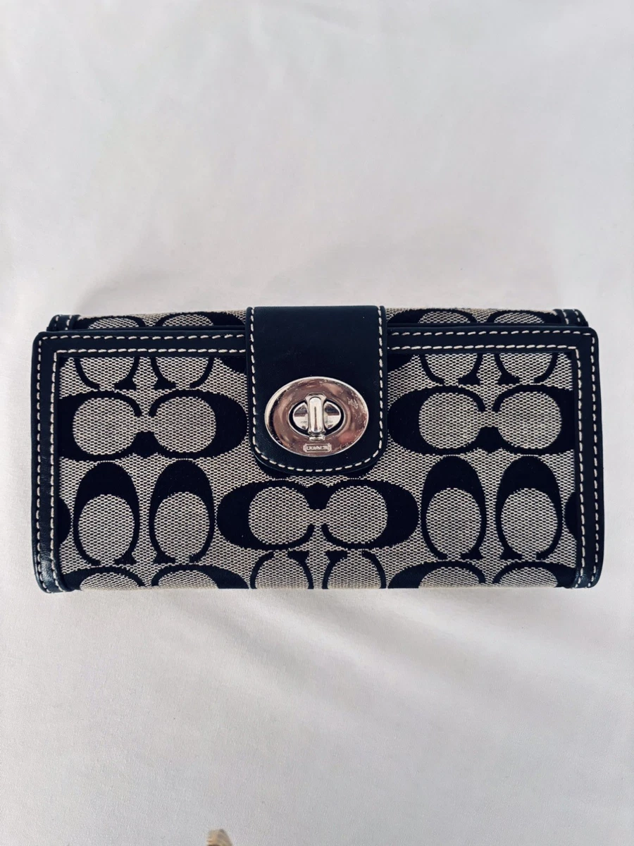 Coach Turnlock Wallet for sale - eBay