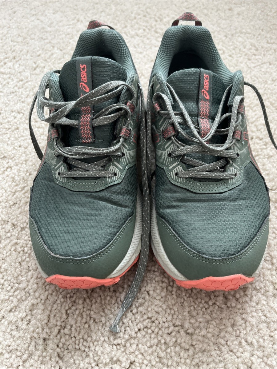 Asics Gel Venture 9 Shoes Womens 7.5 Trail Running Sneakers Ivy Papaya 1012B313 View 2