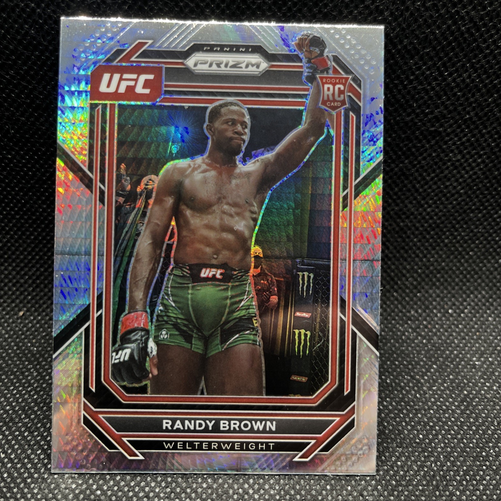 2023 Panini Prizm UFC Hyper Prizm Randy Brown #106 Rookie RC
