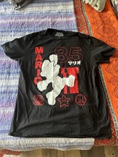 Super Mario 85 Black Red Large T-Shirt Size L 2019 Nintendo