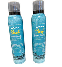 2 x Bumble and Bumble Surf Foam Spray Blow Dry 4 oz Full Size New