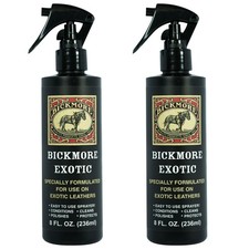 Bickmore Exotic 8oz 2-Pack - Specially Formulated Leather Spray Used to Clean