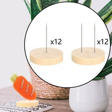 24 Pieces Crochet Dolls Display Stands Storage Racks Action Figures Dolls Stands