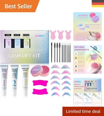 Komplettes Wimpernlifting Set mit 3 Artikeln - für Zuhause & Salonbenutzung