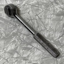 Wright 3426 Ratchet 3/8 Drive Knurled Grip Chrome 7" Length Classic Round Head