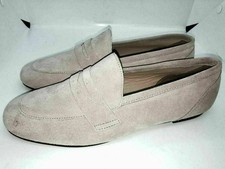 RRP: £95 Brand New John White Beige Mocassino Loafer Leather Shoes Size 7