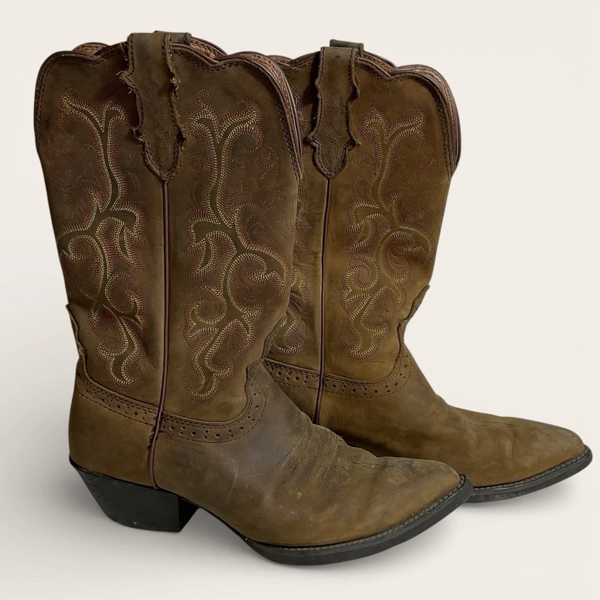Justin Boots Embroidered Western Boots for Women for sale | eBay display picture 1