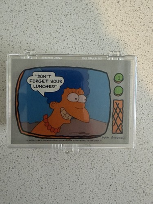 #ad 1990 Topps The Simpsons: Complete Base Card Set 88 Cards $25.00