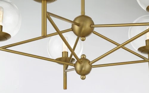 Minka Lavery 2795 Auresa 5 Light 29"W Vantage Chandelier - Brass - Picture 4 of 11