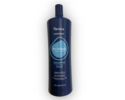 Fanola Wonder No Orange Shampoo - Anti-Brass Orange Tone Care (33.8 oz)