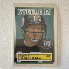 Topps 1982 Topps Terry Bradshaw #358 Pittsburgh Steelers 50 Seasons