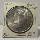 1922 Peace Silver Dollar