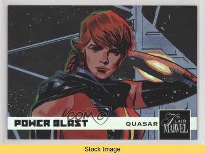 2019 Flair Marvel e-Pack Power Blast SP Quasar #PBE-47 READ x8s