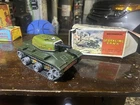 Marx Mechanical Sparkling Tank Wind Up US Army J-5439 Orig. Box - Works