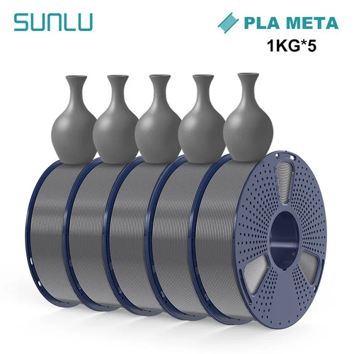 PLA Meta/ PLA Matte Filaments 5Rolls 3D Filament 1KG/roll 1.75mm 100% Filament - 第 14/42 張圖片