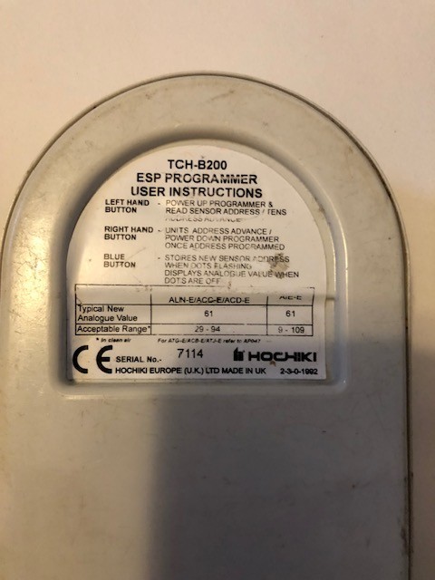 Hochiki ESP Address Programmer with Call Point Programming Lead | eBay UK