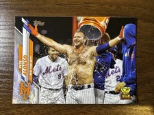 2020 Topps Series 1 Pete Alonso #350 SP  NY Mets Short Print Image Variation