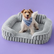 Cute Dog Bed Medium Size Dog, Orthopedic Waterproof Medium Pet Beds with Sides