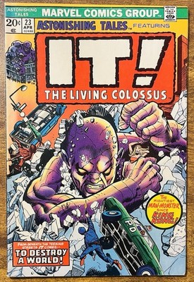ASTONISHING TALES 23 GIL KANE COVER 2ND APP FING FANG FOOM MARVEL COMICS 1974 A
