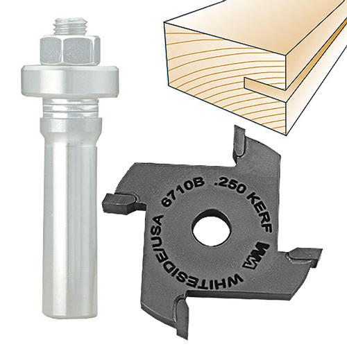 Whiteside 4-Wing Slotting Cutter 1/4 in. 6710B