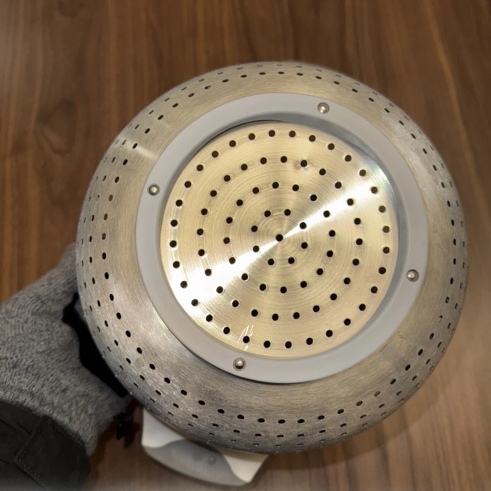 Colador de chef mimado acero inoxidable grande 5 cuartos agarre de silicona 100692 Foto 3 de 4