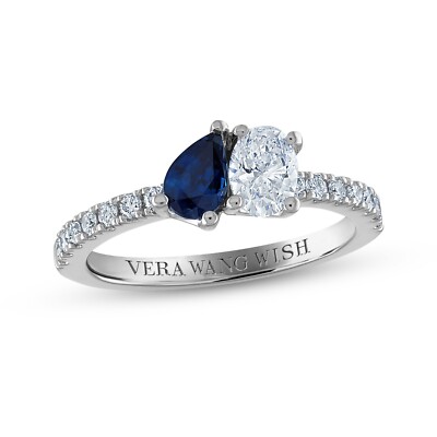 Vera Wang WISH Engagement Rings Toi Et Moi Ring Fancy CZ