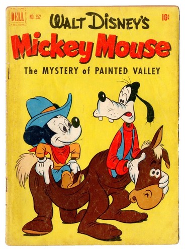 Mickey Mouse #34 (Dell, 1954) GD+ Condition Original Golden Age