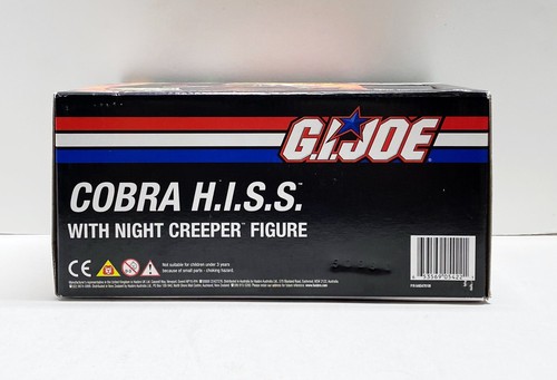 GI Joe COBRA H.I.S.S. 2005 MIB werkseitig versiegeltes Fahrzeug mit Nachtkriecherfigur - Bild 6 von 8