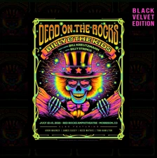 Dead on the Rocks: Black VELVET Edition Half Hazard Press 18x24