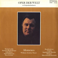 MOZART Idomeneo hlts GEDDA ROTHENBERGER MOSER SCHREIER ADAM Eterna 826292 LP GD1