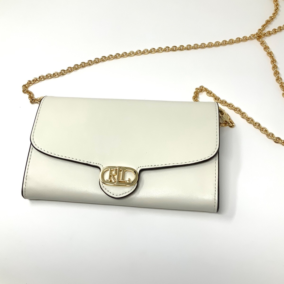 Brand New Ralph Lauren Leather Medium Adair Wallet Crossbody