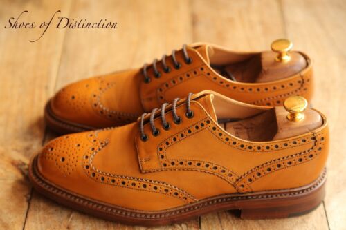 Loake 1880 Chester hellbraun Leder Derby Brogue Schuhe Herren UK 8 US 9 UVP: £299 - Bild 2 von 12