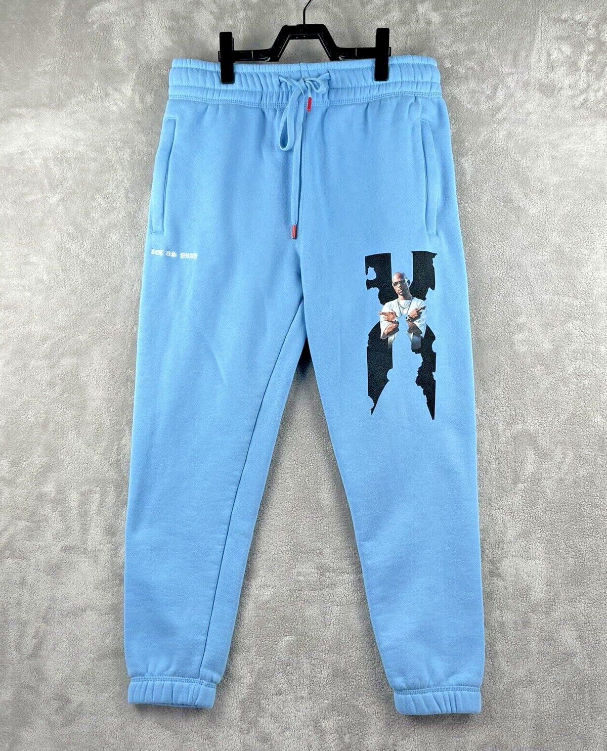 Shoe Palace X DMX "My Name" Jogger Pants Baby Blue Size Medium