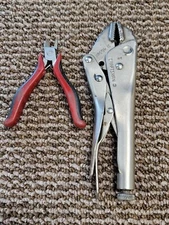 2 Craftsman Adjustable Pliers Side Cuts Cutters Snips 45342 45663 7" 4" USA