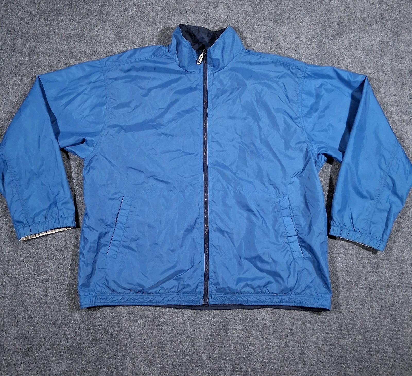 SACAI X NIKE Giacca a vento vintage Nike reversibile XL bianca etichetta tasche full zip ventilata