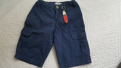 CYRILLUS ans Short Bermuda battle Garçon bleu marine avec porte