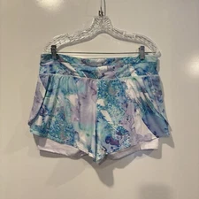 NWT RBX Womens Avalanche Mesh Compression Running Shorts Size Large