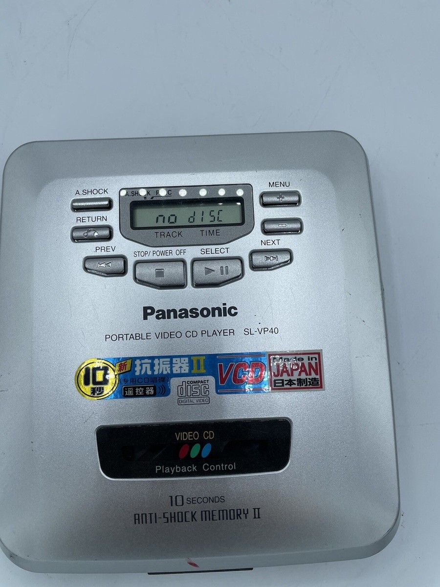 ★希少品★【Panasonic Portable CD Player 】 Panasonic MASH XBS SL-S160 Walkman Portable CD Player