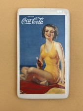 Vintage Coca Cola 1991 Bathing Suit Girl Ceramic Magnet 3&rdquo; H2910