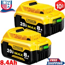 2 Pack For DeWalt 20V 20 Volt Max XR 8.0AH Lithium Ion Battery DCB206-2 DCB205-2
