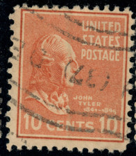 USA - 1938 - Presidential Issue - John Tyler - 10¢ - #3450