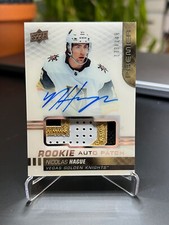 2019-20 Upper Deck Premier Acetate /149 Nicolas Hague RPA Rookie Patch Auto RC