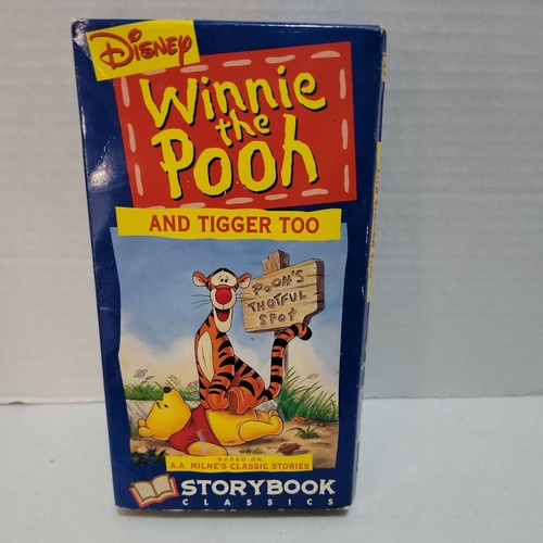 WINNIE THE POOH AND TIGGER TOO - VHS 1998 - STORYBOOKS CLASSICS 10101