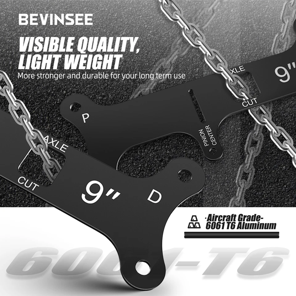 BEVINSEE para Ford 9" eje trasero tubo guía estrecha piñón trasero herramienta Foto 4 de 4