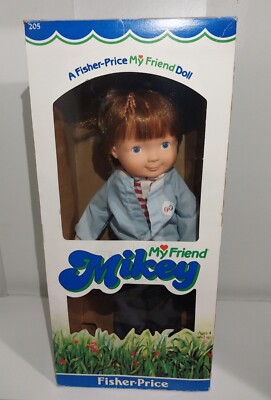 Vintage 1982 My Friend MIKEY Doll By Fisher Price #205 With Original Box 