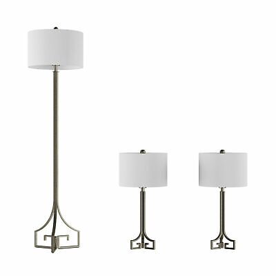 Floor Lamp Set Led Bulbs, White Floor Lamp And Matching Table