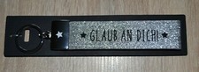 Depesche felt keychain, "BELIEVE IN YOURSELF ", New