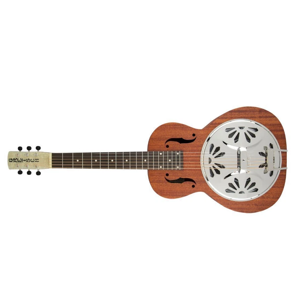 Guitarra Resonadora Gretsch G9210 Boxcar Cuello Cuadrado Natural 6 Cuerdas Foto 4 de 4